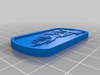 Mountains Keychain