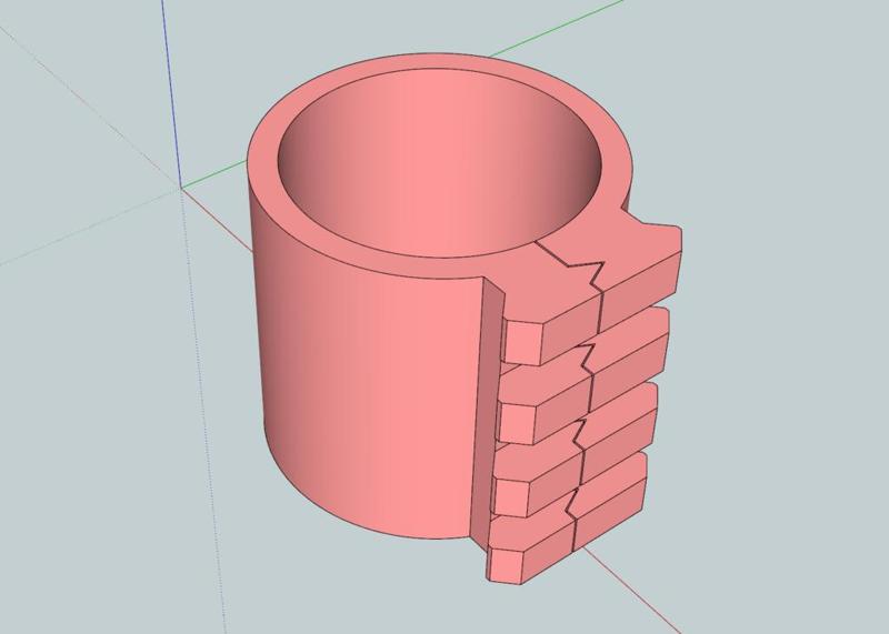 Picatinny rail on silencer Hatsan MOD 25 Super Tactical for installing bipods.