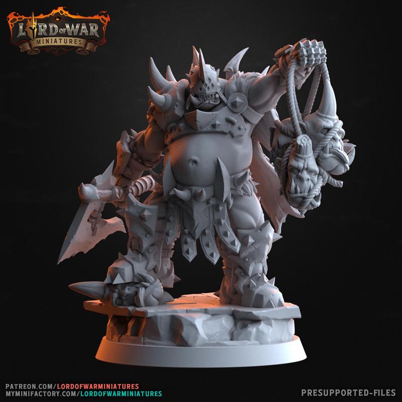 Orc Lord The Ogre Slayer (Presupported)