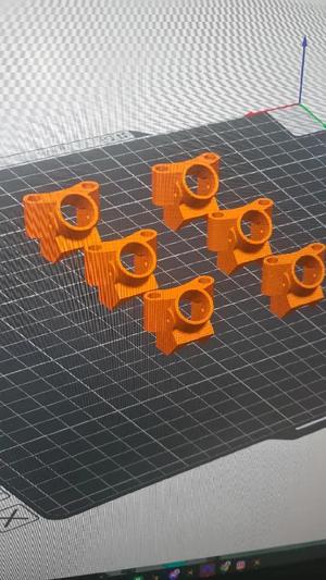 Bezerk IQ0 Neuron HDZero 90 Camera Mount 47.5-55 Degree Prints   