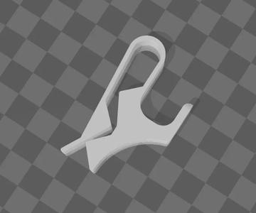 Trash Bag Clip With Hook - FILLED   