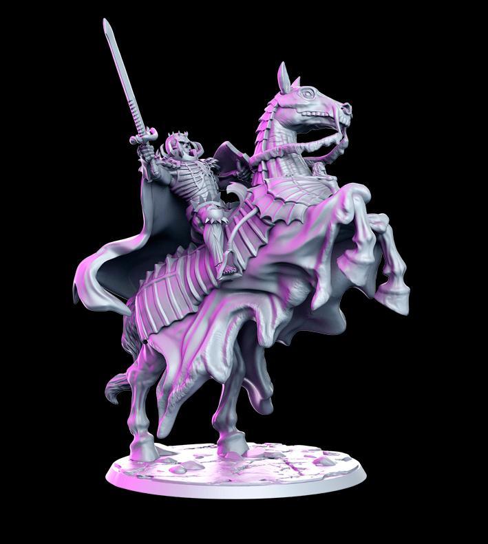 Skrull on horse - Undead nightmare - 32mm - DnD