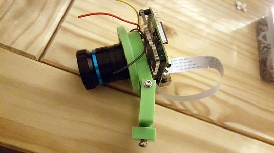 Pi HD Camera Mount for 2020/2040 with LED - Ender 5/6