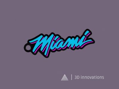 MIAMI HEAT KEYCHAIN   