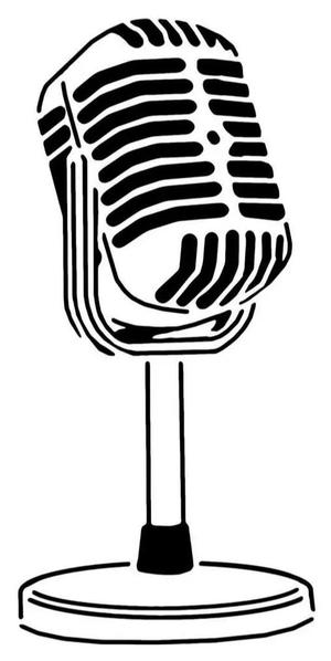 Microphone Stencil