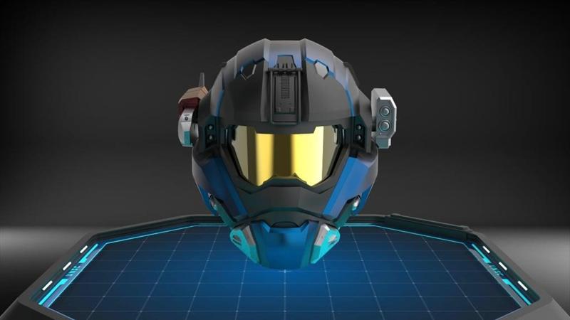 Commando Helmet w/ Attachments - Halo: Reach
