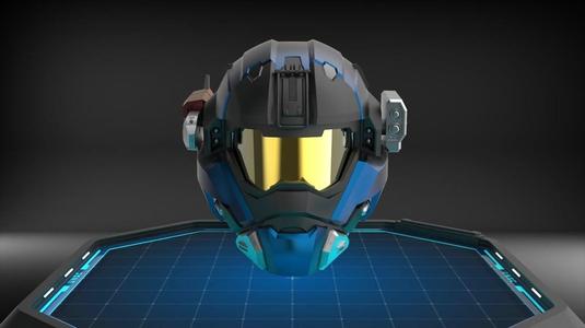 Commando Helmet w/ Attachments - Halo: Reach