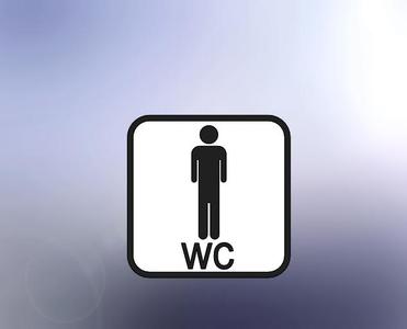 MAN WC PLATE