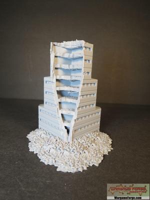 Sci-Fi Ruined Building 14 SFR014