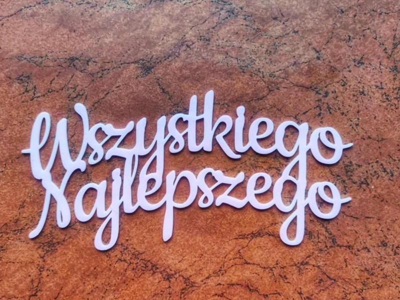 Best Wishes Cake Topper