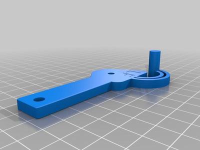 Ender 3v2 Bed Level Locks (w/ Handle)
