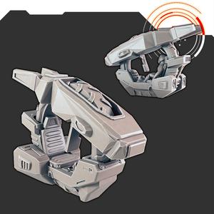 Sci-fi Vehicles: Wheelie AT Bike [Support-free]