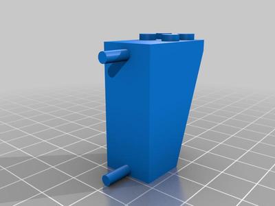 Ikea Billy lego brick mount