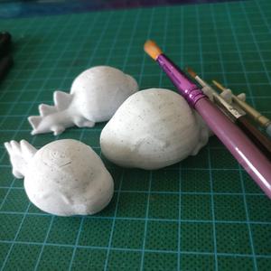 Kawaii dino brush rest