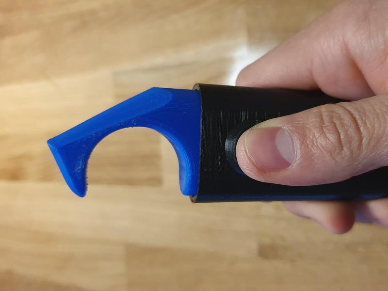 Truly touchless (no touching) multi-tool/hook