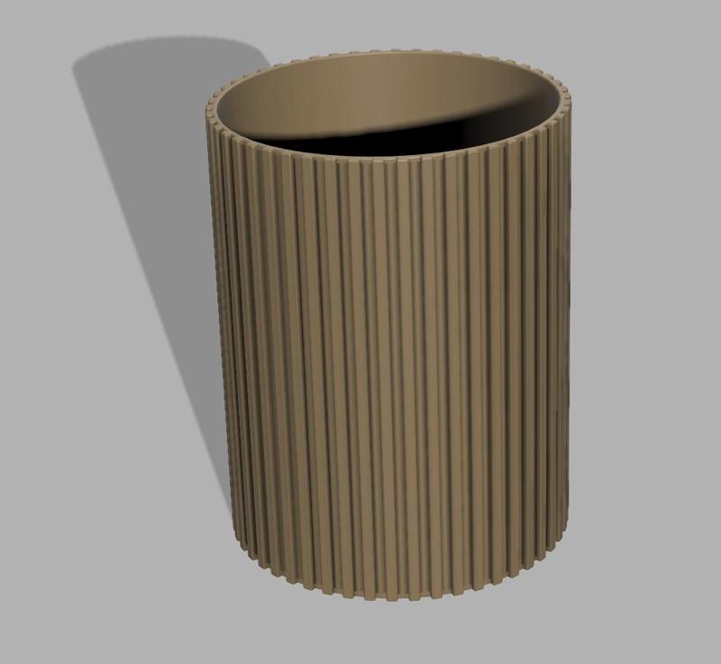 RetroLines: Vertical Pen Holder