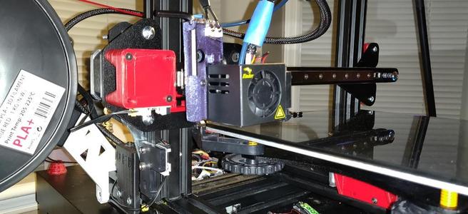 X-Axis Stepper cover w/ integrated Micro-Switch Mount for Linear Mod