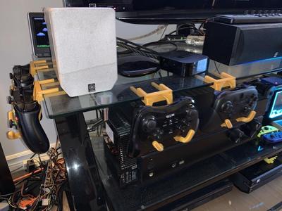 Controller rack for TV Stand