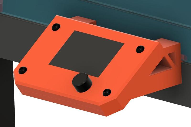 CREALITY ENDER 3/ENDER 3 PRO (V1) EXTERNAL LCD MOUNT FOR THE UNIVERSAL 3D PRINTER ENCLOSURE BY 3D SOURCERER