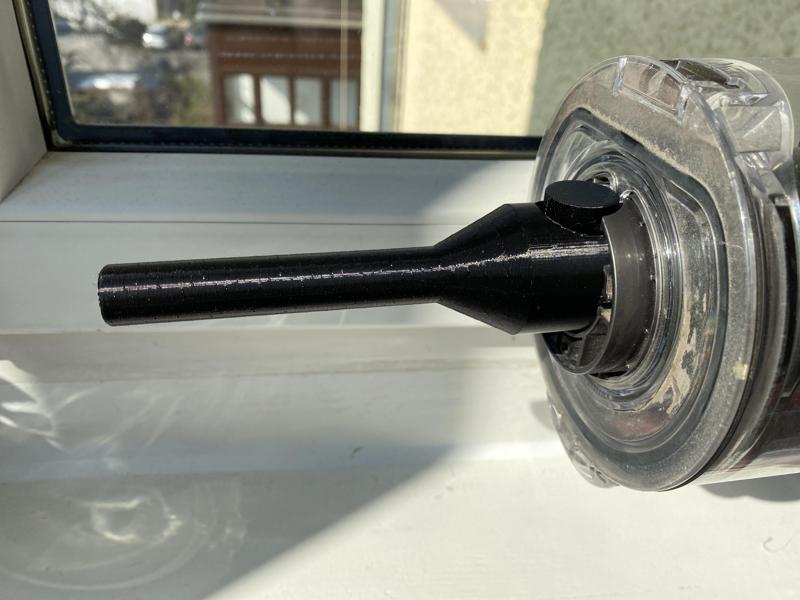 Zipper bag funnel fit on Dyson V10 and newer