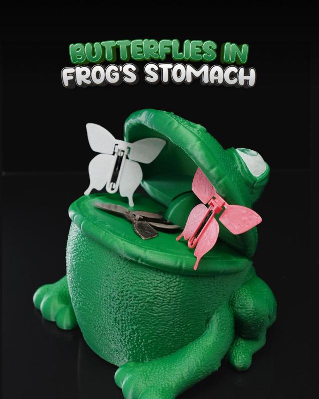 Butterflies in Frog’s Stomach