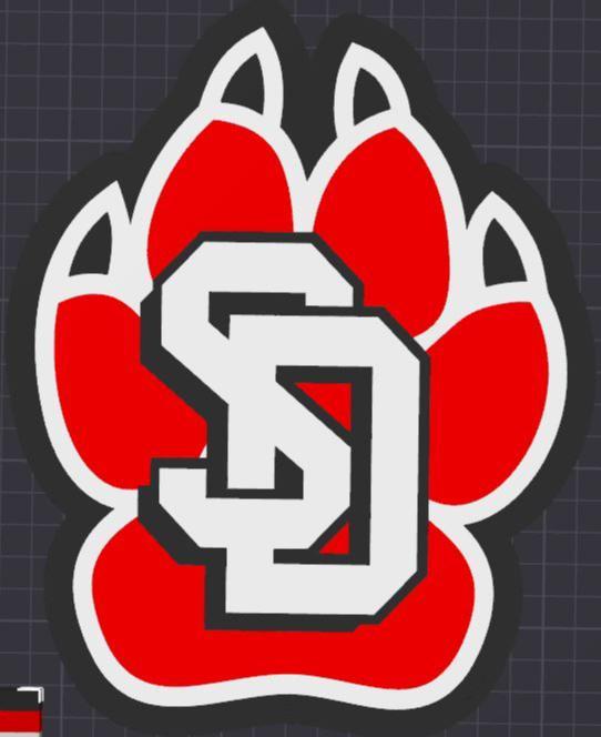 University of South Dakota lightbox