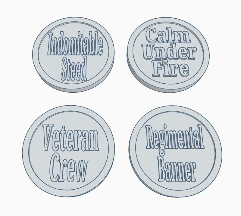 Hammer of the Emperor Detachment Tokens