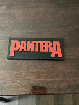 Pantera Band Sign