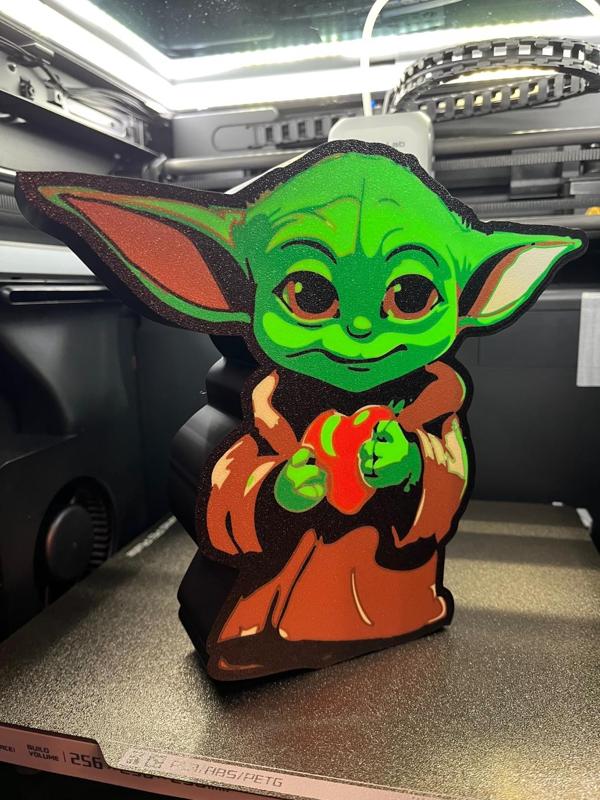 Grogu / Baby Yoda lightbox 