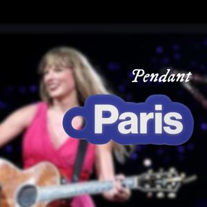 Taylor Swift Paris Keychain Pendant Midnights