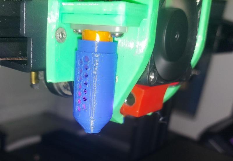 BLtouch 3dtouch light block cover probe protector - smoothed with honeycomb