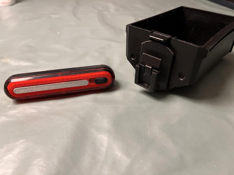 Abus tail light adapter