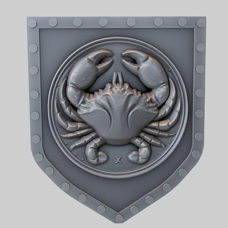 Crab Animal Wall Crab Animal Bust for CNC Router Laser & 3D Printer