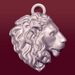 Lion Head Pendant