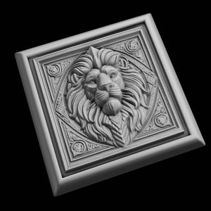 Lion Animal 3D Model for CNC Router Laser & 3D Printer
