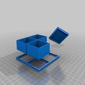 Modular Small Parts Storage Container Box