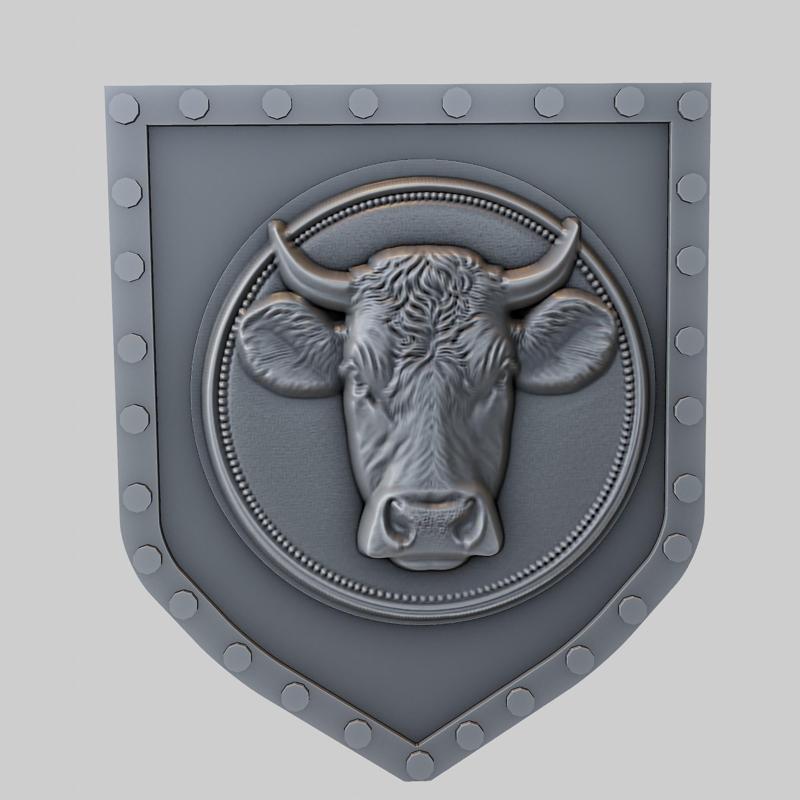 Cow Animal Wall Cow Animal Bust for CNC Router Laser & 3D Printer