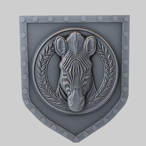 Zebra Animal Wall Zebra Animal Bust for CNC Router Laser & 3D Printer