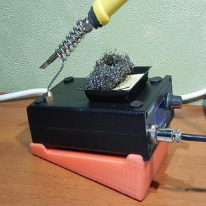 Stand for KSGEN T12 soldering iron control unit.