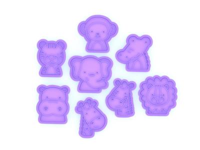 Jungle Animals Set - COOKIE CUTTER pack