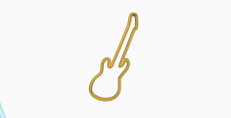 GUITAR COOKIE CUTTER