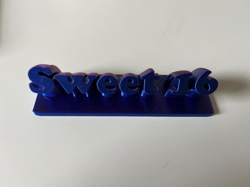 Sweet 16 dual color silk pla