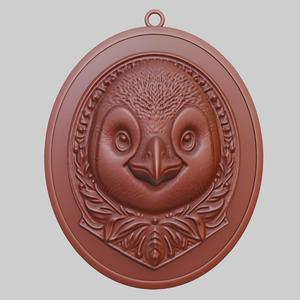 Penguin Animal Pendant Penguin Animal Necklace for CNC Router Laser & 3D Printer