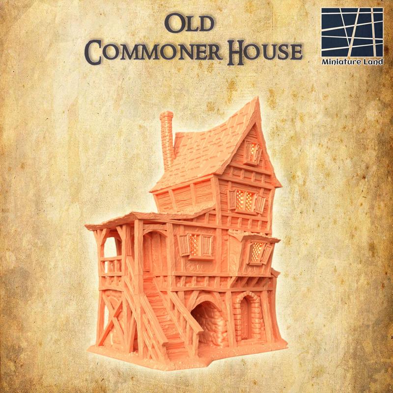 Old Commoner House - Tabletop Terrain - 28 MM