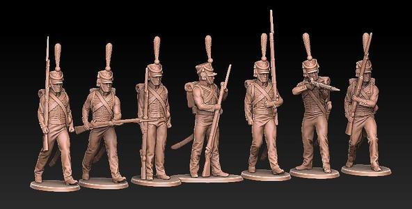 napoleonic french guard marines