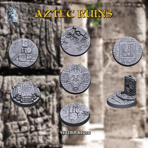 Aztec Ruins  Base Set 7x32mm (Pre-supported)