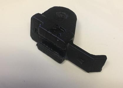 Headlight mount with locking lever