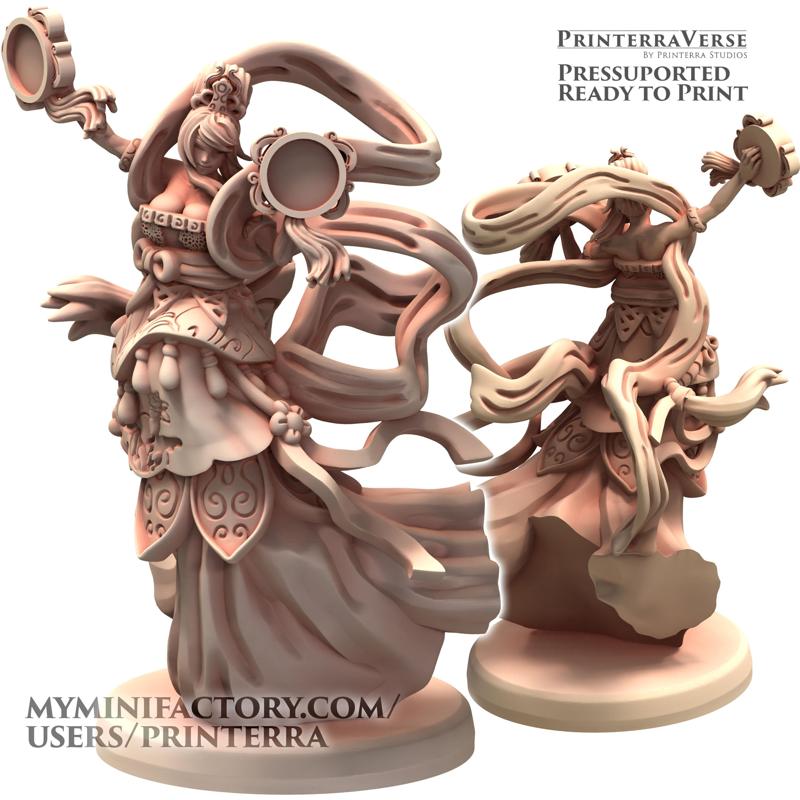 010 CHINESE Ancient Goddess Tien Mu