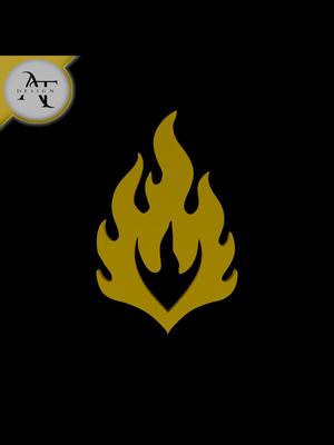 Simple Flame Symbol - 2D Art 