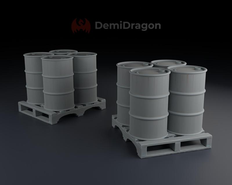 55 gal. Drums on Pallet